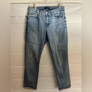 Banana Republic girlfriend jean light wash, worn once